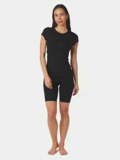 Lea Wrap Shorts Black