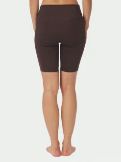 Lea Wrap Shorts Chocolate Brown