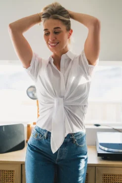 Lee Shirt Short White Cotton