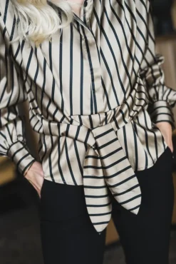 Lee Shirt Tan Stripe