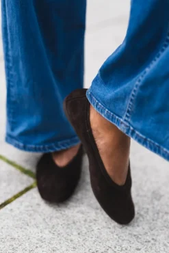Leni Leather Brown Suede