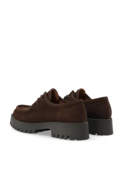 Leo Moc Toe Shoe Suede Brown