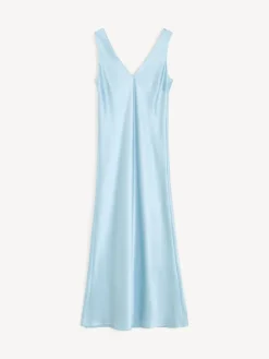 Levita Satin Maxi Dress Dream Blue