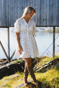 Lia Dress White Anemone