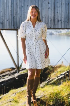 Lia Dress White Anemone