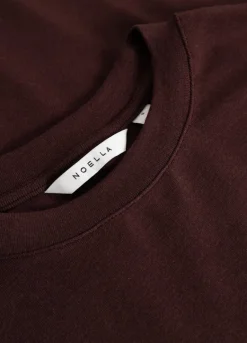 Lidie LS Top Burgundy Melange