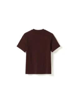 Lidie SS Top Burgundy Melange