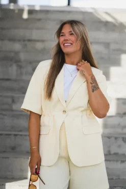 Likka 2/4 Tunnel Blazer Anise Flower