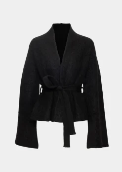 Lila Mohair Cardigan Black