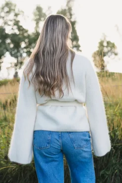 Lila Mohair Cardigan Eggshell