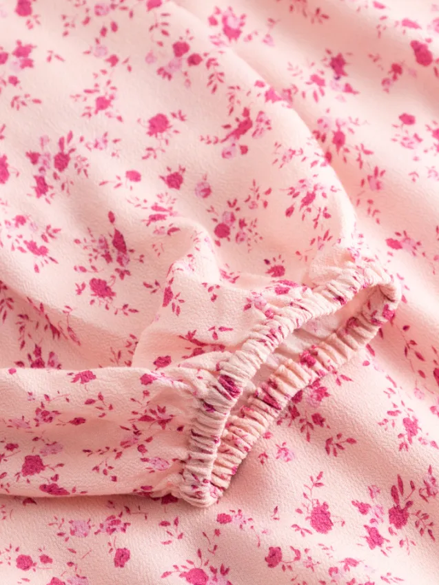 Lilith Maxi Dress Cheryl Pink Print