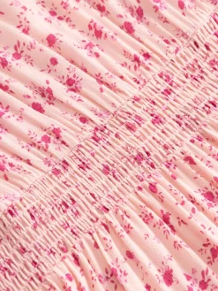 Lilith Maxi Dress Cheryl Pink Print