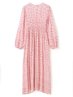 Lilith Maxi Dress Cheryl Pink Print