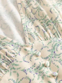 Lilith SS Maxi Dress Dolley Yellow Print