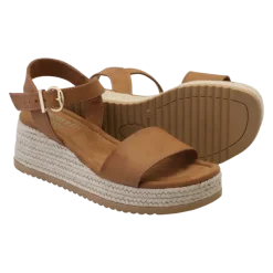 Lili Wedge Cognac