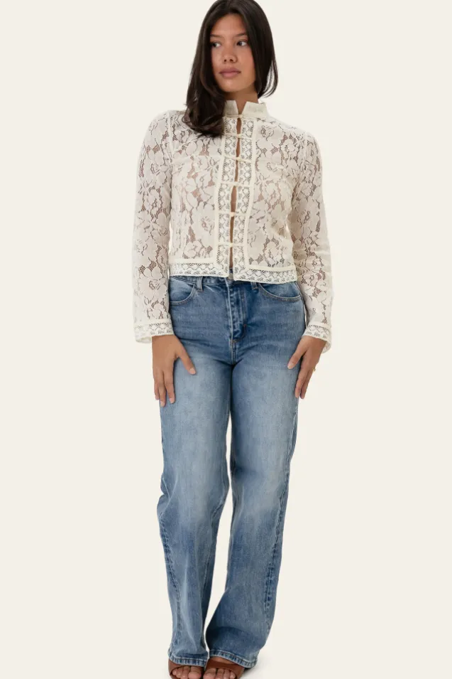 Liljaic Shirt Off White Lace