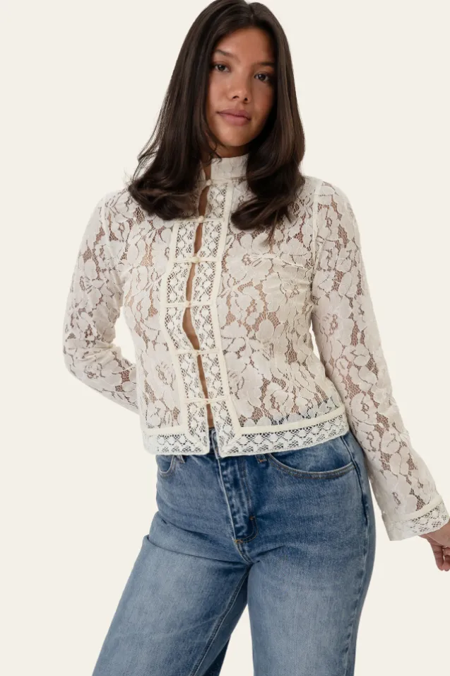 Liljaic Shirt Off White Lace