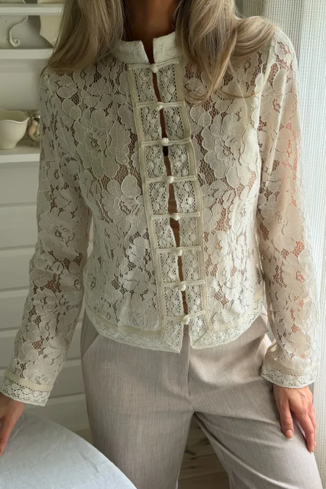 Liljaic Shirt Off White Lace