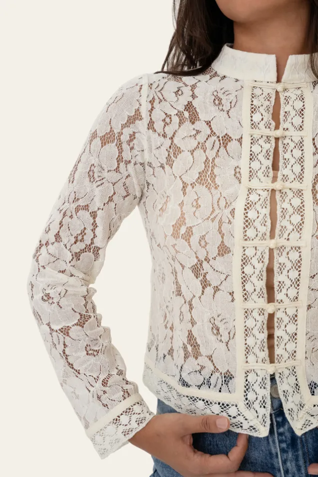Liljaic Shirt Off White Lace