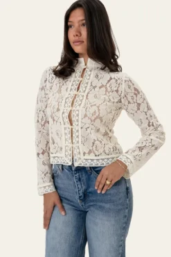 Liljaic Shirt Off White Lace