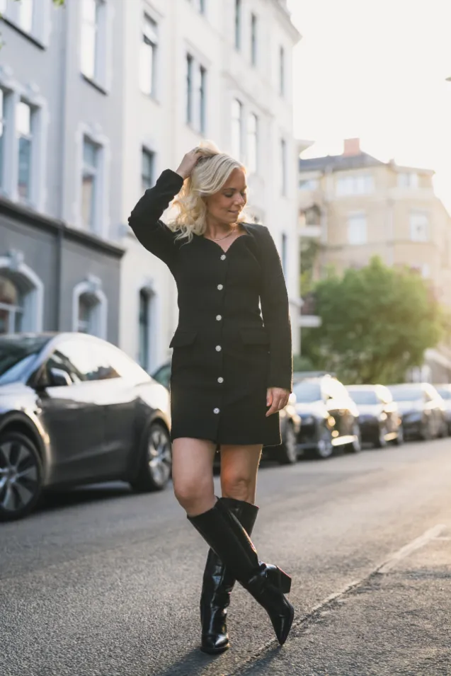 Lilo Mini Dress Black