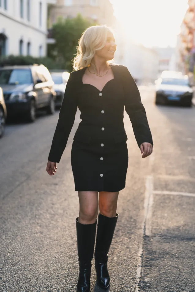 Lilo Mini Dress Black