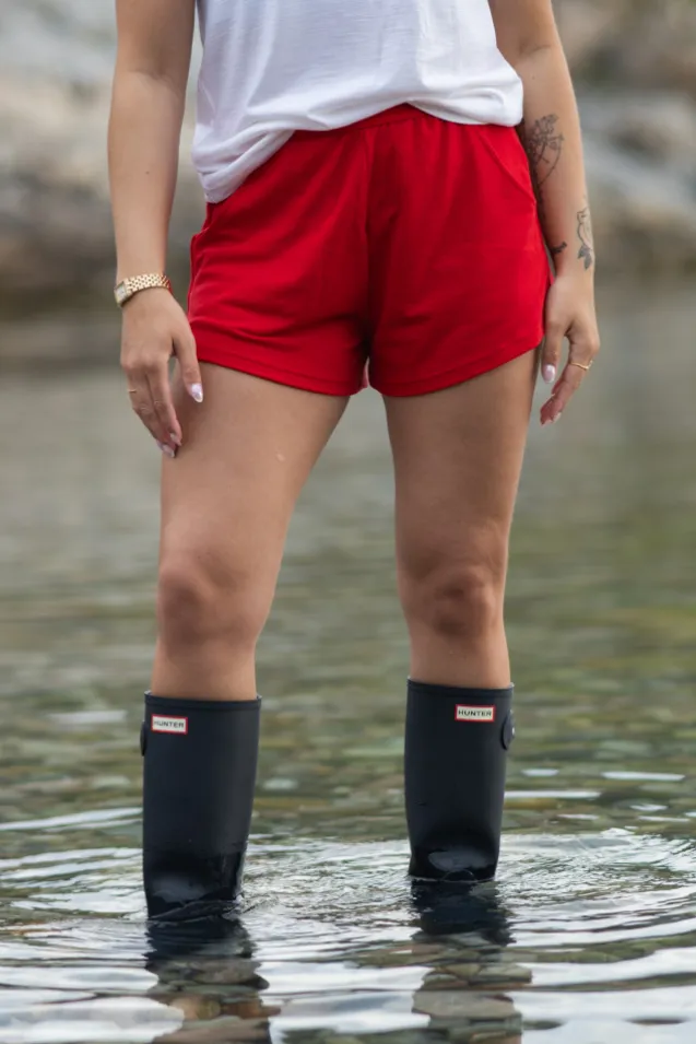Lindesnes Running Shorts Red