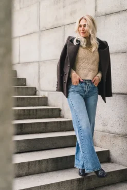 Lindsay Palazzo Jackson Wash Out Stone Bleach