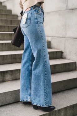 Lindsay Palazzo Jackson Wash Out Stone Bleach