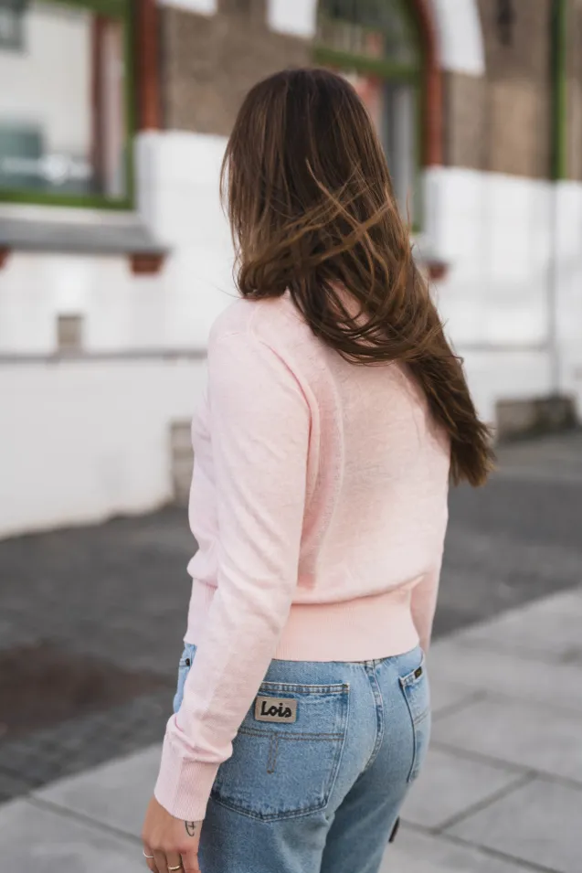 Linnea LS Knit Linen Cardigan Ballerina