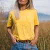 Linn Logo Tee Mimosa/Y Yellow