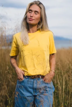 Linn Logo Tee Mimosa/Y Yellow
