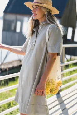 Lio 2/4 Dress Sand Wash
