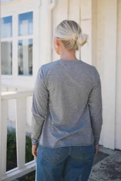 Lisa Longsleeve Grey Melange