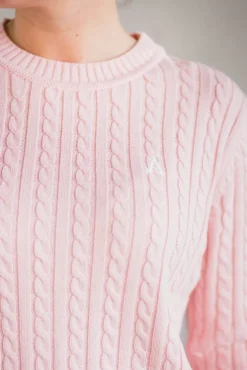 Livvy Cable Light Pink