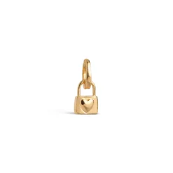 Locked Love Charm Gold