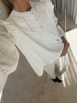 Loryn Blouse White