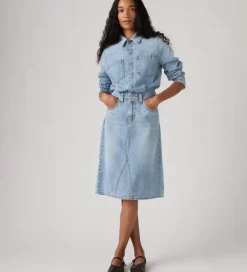LS A Line Western Dress Pricey Icey