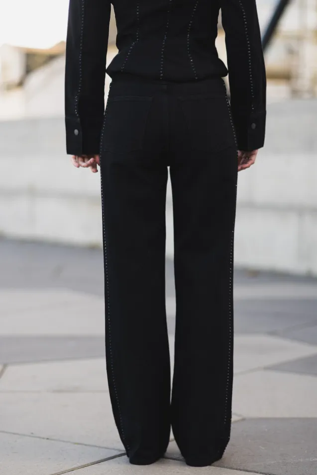 Luca Embellished Black