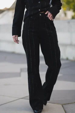 Luca Embellished Black