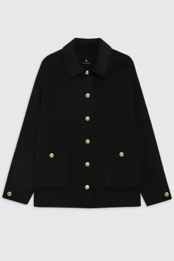 Luca Jacket Black Cashmere Blend Black