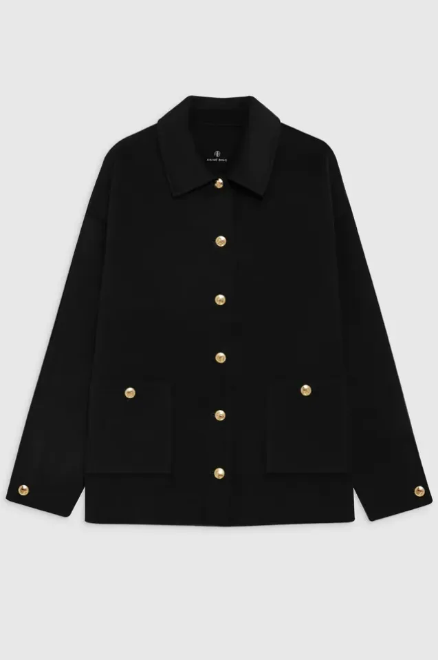 Luca Jacket Black Cashmere Blend Black