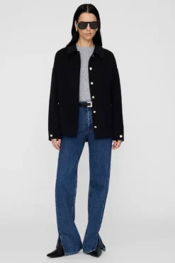 Luca Jacket Black Cashmere Blend Black