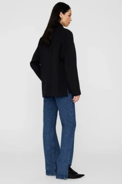 Luca Jacket Black Cashmere Blend Black