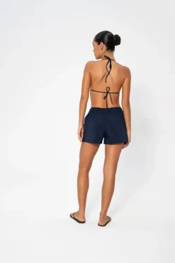 Lucca Solid Shorts Navy