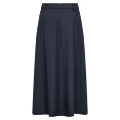 Luna Pocket Pleat Skirt Navy