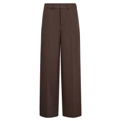 Luna Wide Pant Dark Brown