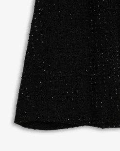 Luxe Sequin Skirt Black