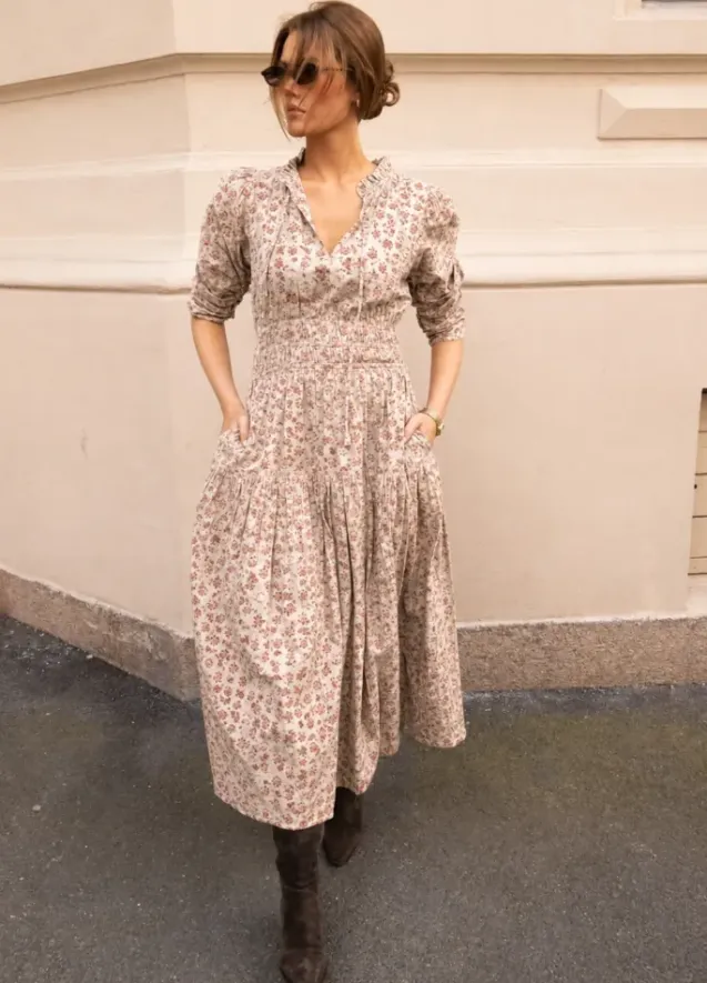 Madison Dress Rose Elegance