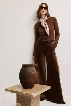 Madison Velvet Brown